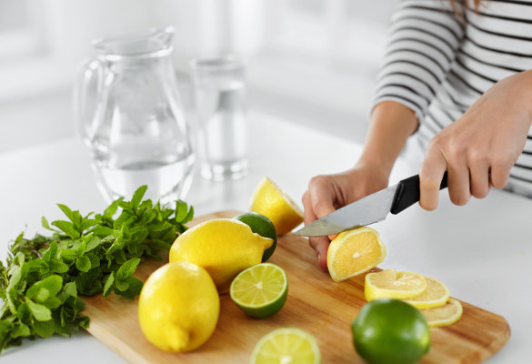 Citron vert et citron jaune