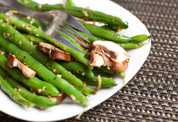 recette-salade-haricots-verts-champignons
