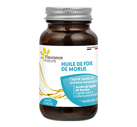 Huile de foie de morue : capital osseux et système immunitaire Fleurance Nature