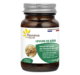 Levure de bière, complément alimentaire pour la peau et les cheveux de la marque Fleurance Nature
