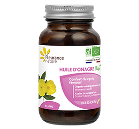 Huile d'onagre bio : confort de cycle féminin - Fleurance Nature