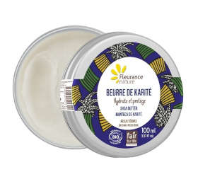 Beurre de karité, soin hydratant pour la peau, certifié bio et équitable de la marque Fleurance Nature
