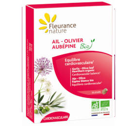 Ail - Olivier - Aubépine bio Fleurance Nature : Equilibre cardiovasculaire