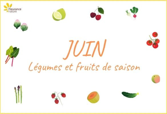 Calendrier des fruits et légumes de juin