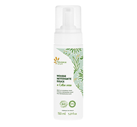 Mousse nettoyante douce à l'Aloe vera